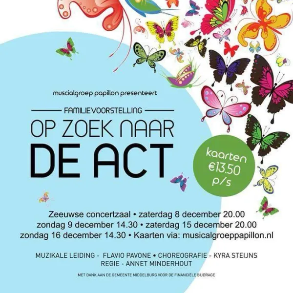 op zoek naar de act